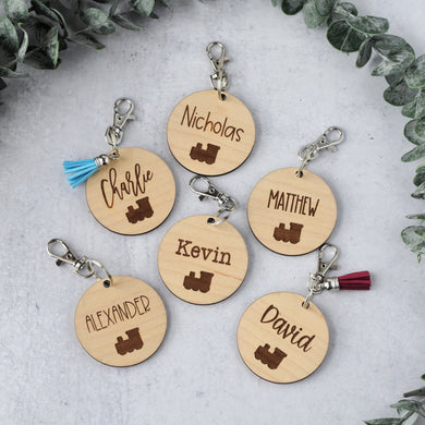 Custom Alphabet Keychain/Bag Tag – She Crafts Boutique